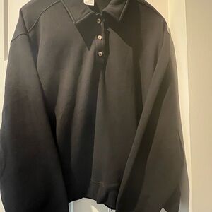 Black Polo Sweatshirt